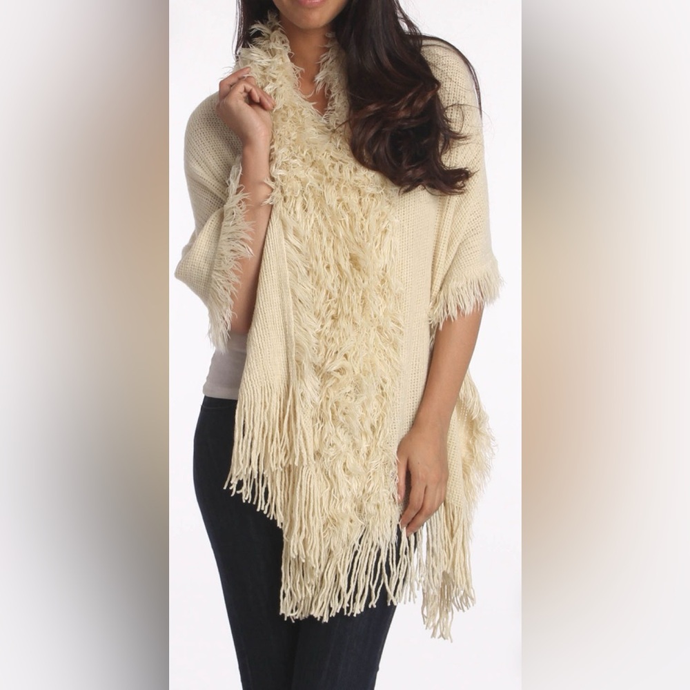 Rikki Rita Shawl Fringe Poncho